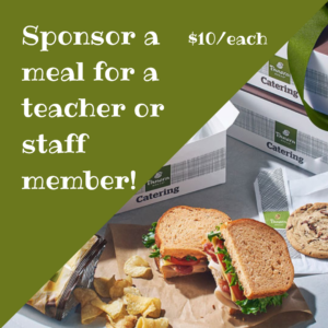 Sponsor-A-Staff Meals