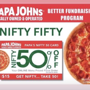 Papa Johns Nifty Fifty